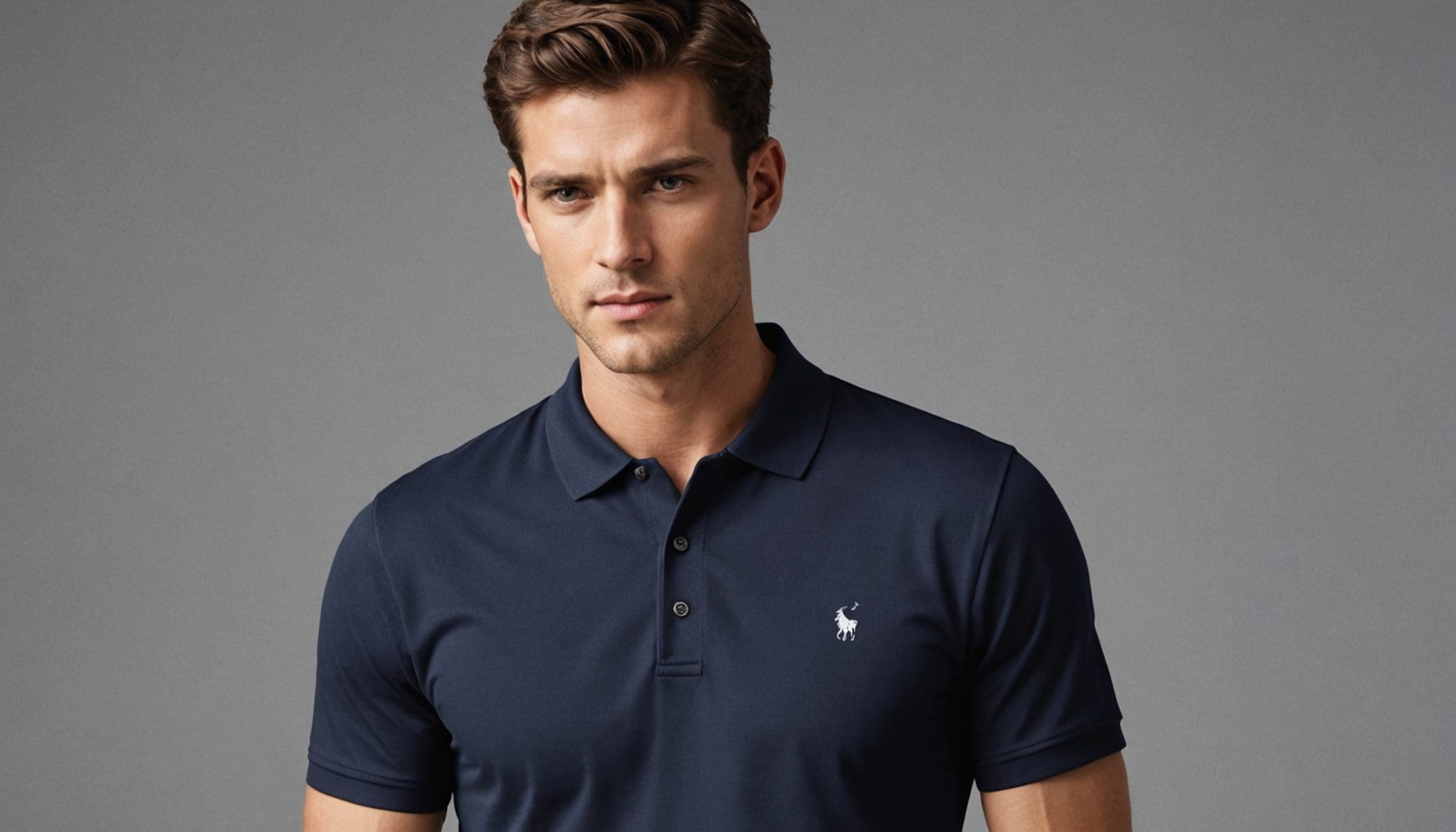 découvrez le polo à manches courtes, l'essence de l'élégance masculine raffinée alliant confort et style sans compromis.