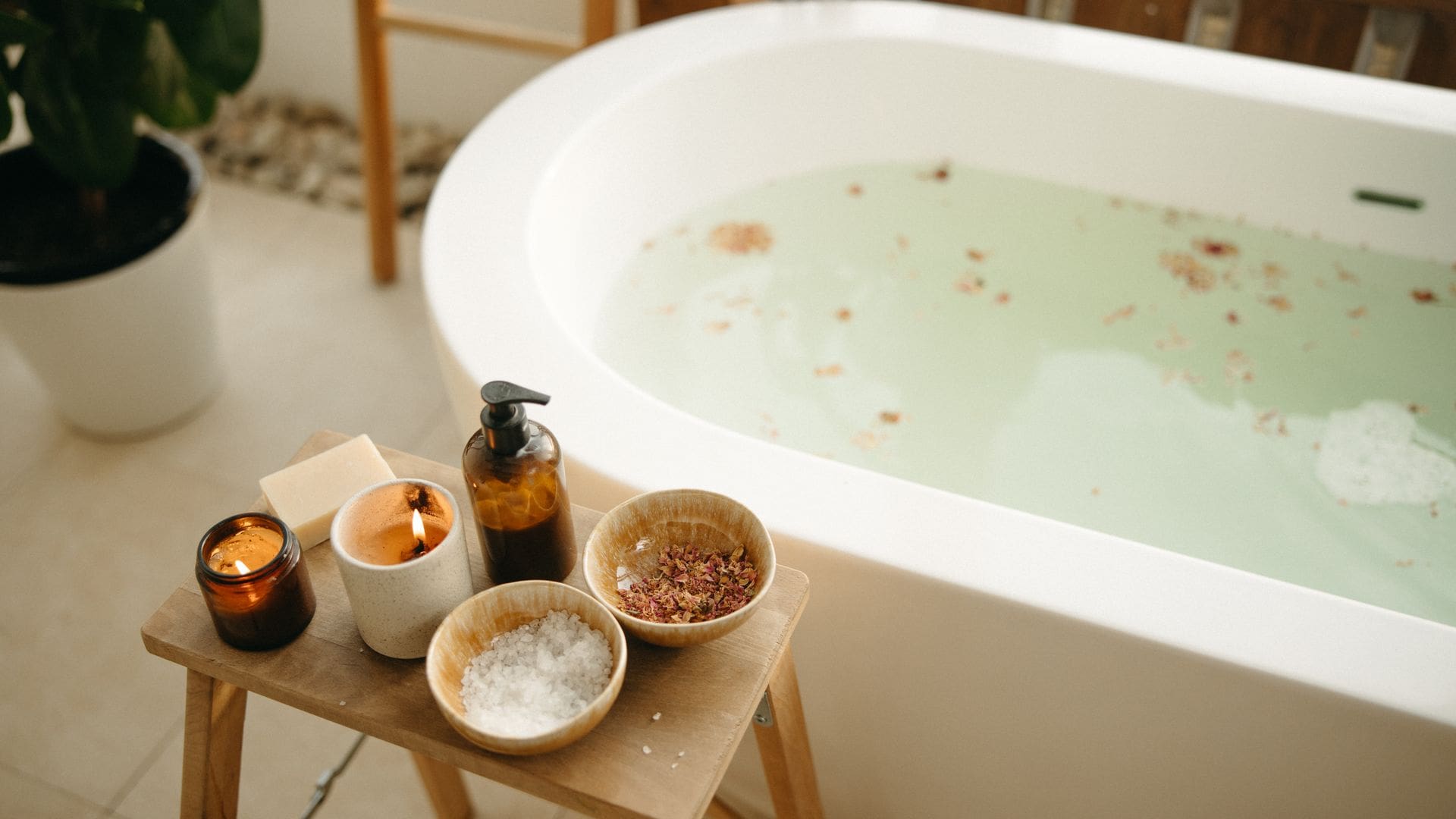 Illustration pour bain sensuel