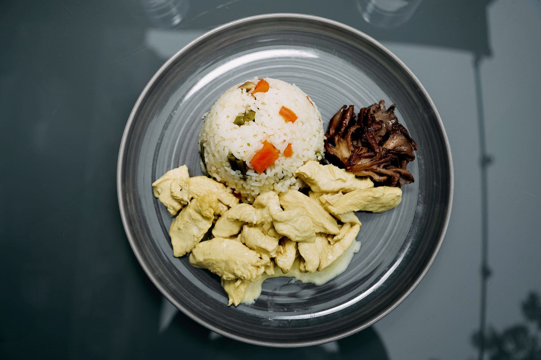 assiette repas sain