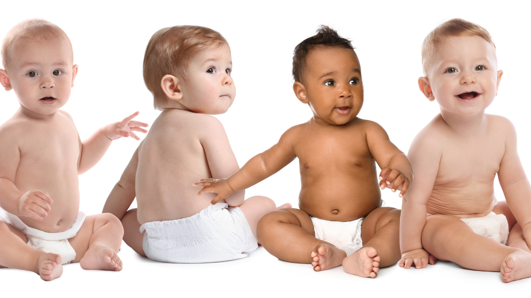 bébés en couche