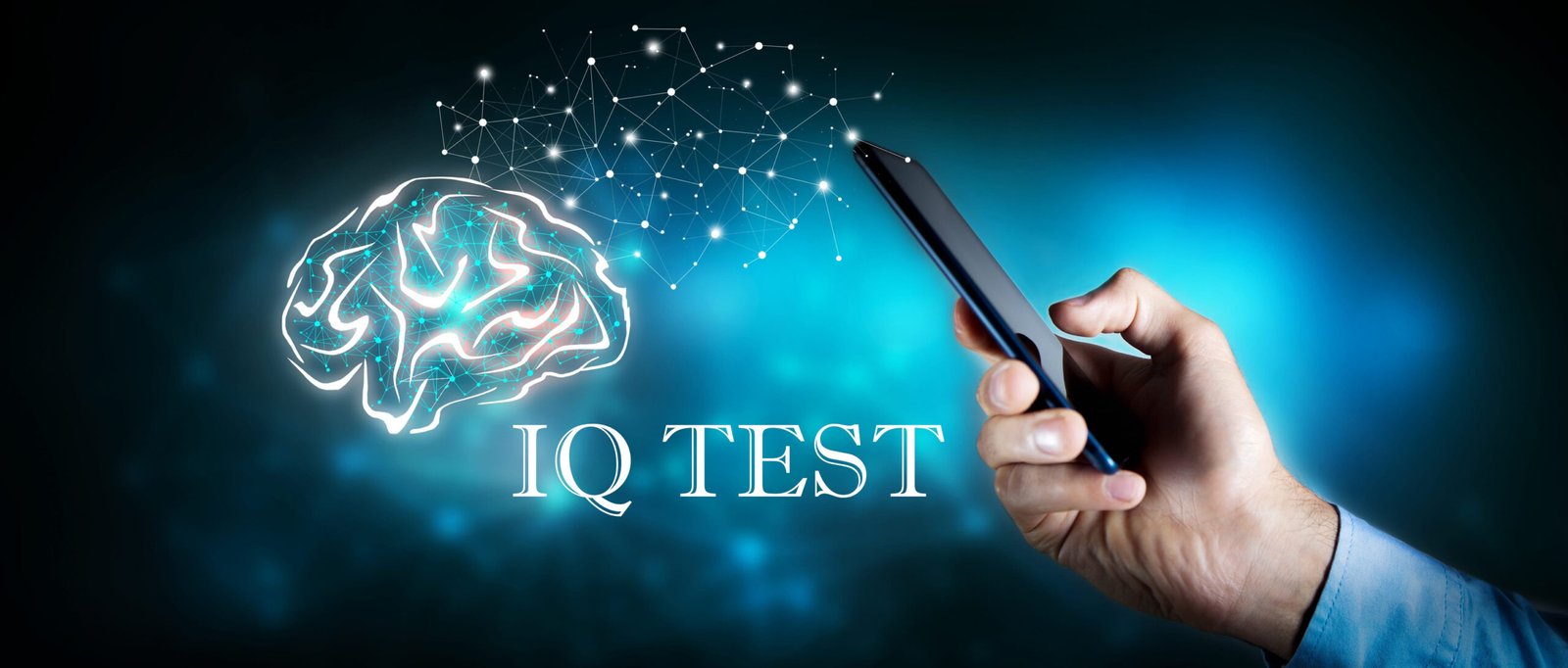 Écran d'ordinateur affichant un test QI gratuit Scolinfo composé de questions à choix multiples