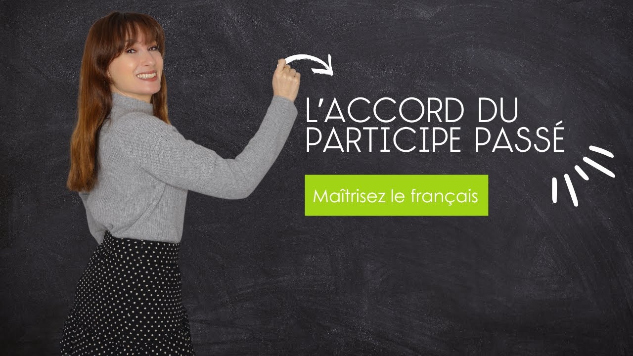 Cahier ouvert présentant des exemples de participe passé en français